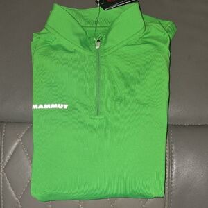 Mammut Vibrant Green Half-Zip Top